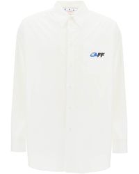 Off-White c/o Virgil Abloh - Exactly The Opposite Oversized Shirt - Lyst