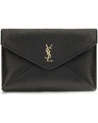 Saint Laurent - Ysl Busta Pouch W_Haka Moira L Lamb Ovis Aries Wallet - Lyst