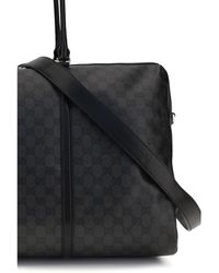 Gucci - Travel Bag Gg Web Stripe Fabric Shoulder - Lyst