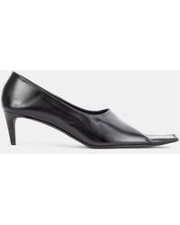 KHAITE - Escarpins Marlene Pump 50 En Cuir Noir Pumps - Lyst