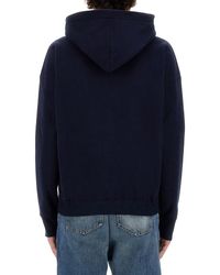Saint Laurent - Hoodie Main: Cotton Sweatshirts - Lyst