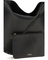 Isabel Marant - Hobo Shoulder Bag Oskan Calfskin Calf Leather - Lyst