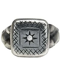 Bottega Veneta - Cubic Zirconia Square Ring Jewelry - Lyst