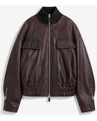 IRO - Iro Textured Leather Jacket - Lyst