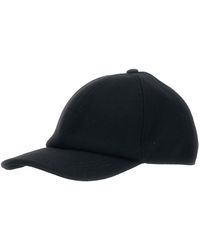 Gucci - Wool Baseball Cap With Logo Hat - Lyst