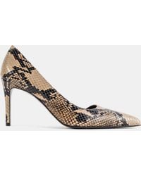 KHAITE - Jett Dorsay 85 Python-Print Leather Pumps - Lyst