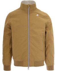 K-Way - Giubbino Arsene Cotton Double Bistre - Lyst