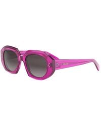 Celine - Sunglasses Square Full Rim, Shiny Rose Frame And Gradient Lens Cl40319I72F - Lyst