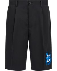 Undercover - Tailored Wool Bermuda Shorts - Lyst