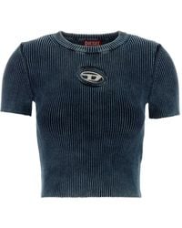 DIESEL - Logo Cotton T-Shirt - Lyst