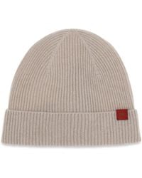 Kiton - Wool Beanie Hat Merino Ovis Aries E Hairbands - Lyst