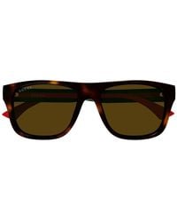 Gucci - Sunglasses Square Full Rim, Dark Havana-- Frame And Lens Gg2119S002 - Lyst