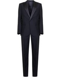 Giorgio Armani - Wool Twill Icon Soho Slim Fit Tuxedo Suit - Lyst