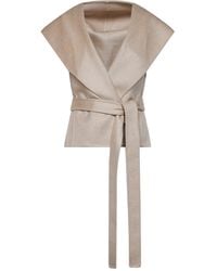 Alaïa - Double-Face Cashmere Hooded And Belted Jacket - Lyst
