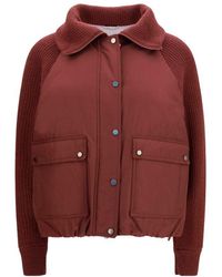 Brunello Cucinelli - Bordeaux Cotton Full - Lyst