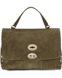 Zanellato - Postina Officina Top Handle Bag Suede Shoulder - Lyst