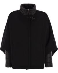 Fay - 3-In-1 Double-Sided Wool And Cashmere Cape - Lyst