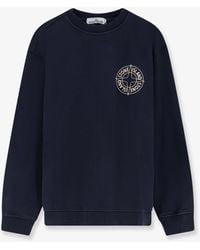 Stone Island - Cotton Sweatshirt - Lyst