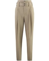 Bottega Veneta - Trousers Cotton Gabardine Straight - Lyst