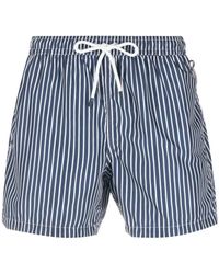 Fedeli - And Striped Swim Shorts - Lyst