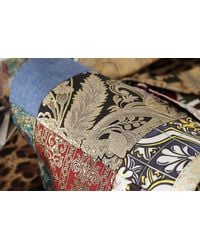 Dolce & Gabbana - Double-Breasted Patchwork Jacquard Blazer Jacket Cotton Clothing - Lyst