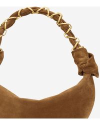 Saint Laurent - Mini Hobo Bag Amalia Suede Shoulder - Lyst