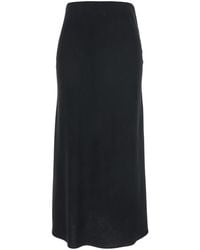 Le Plain - Midi Skirt With Concealed Side Zip Closure - Lyst