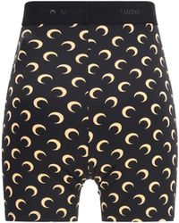 Marine Serre - Technical Stretch Shorts Polyamide - Lyst