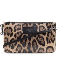 Dolce & Gabbana - Animal Print Shoulder Bag - Lyst