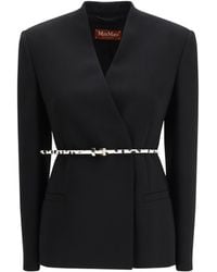 Max Mara - Double-Breasted Cady Jacket - Lyst