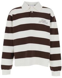 Axel Arigato - Polo Sweater Rey Merino-Cotton Merino Wool Sweatshirts - Lyst