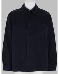 Saint Laurent - Overshirt Cassandre Cotton Shirt - Lyst