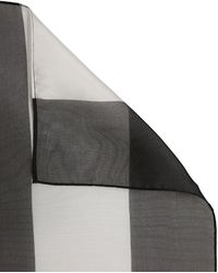 Dolce & Gabbana - Stripe Silk Square Foulard Scarf And - Lyst