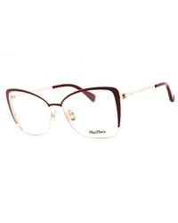 Max Mara - Max Mara Mm5130 Cat Eye Eyeglasses — Burgundy - Lyst