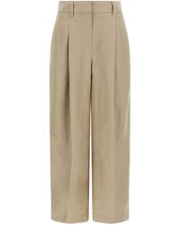 Brunello Cucinelli - Linen Casual Pants - Lyst