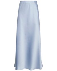 Blanca Vita - Powder Satin Gedila Long Bias Skirt - Lyst