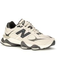 New Balance - Beige Fabric Athletic Sneakers - Lyst