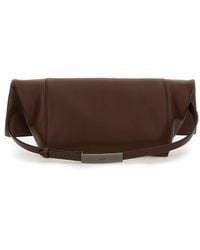 Max Mara - Clutch With Clasp Calf Leather Shoulder Bags - Lyst