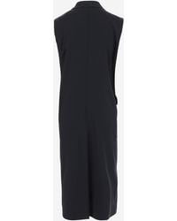 Tagliatore - Sleeveless Double-Breasted Coat Channah Virgin Wool Super 110S - Lyst