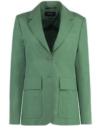 Weekend by Maxmara - Dattero Cotton-Linen Blend Jacket - Lyst