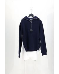 Celine - Trucker Sweater Wool Blend - Lyst