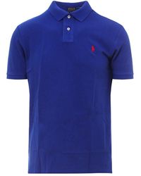 Ralph Lauren - Logo Embroidered Short-Sleeved Polo Shirt - Lyst