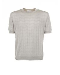 Paolo Pecora - Cotton And Silk T-Shirt - Lyst