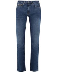 Versace - 5-Pocket Straight-Leg Jeans - Lyst