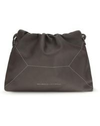Brunello Cucinelli - Leather Shoulder Bag - Lyst