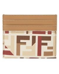 Fendi - Card Holder Roma Polyurethane Wallets & Purses - Lyst