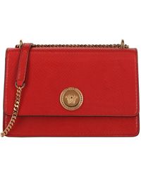 Versace - La Medusa Shoulder Bag 1020716-A15728-1R12V Snake-Embossed Calf Leather - Lyst