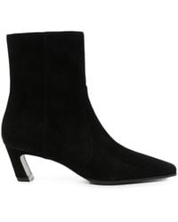 Stuart Weitzman - Suede Ankle Boots - Lyst