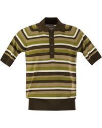 PT Torino - Cotton And Viscose Polo Shirt - Lyst