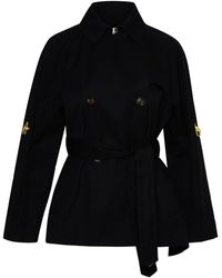Fay - Cotton Blend Trench Coat - Lyst